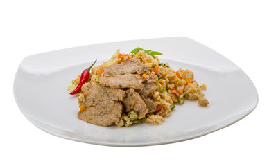 Fried rice with pork