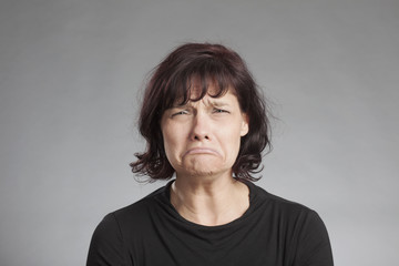 Fototapeta premium Frau, traurig