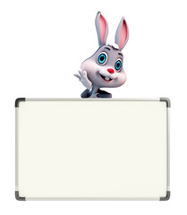 Easter Bunny with display board