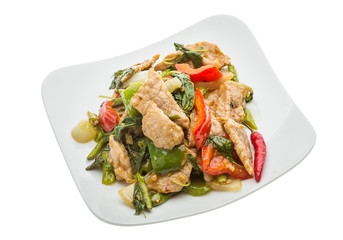 Pork with vegetables