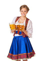 Young sexy Oktoberfest woman