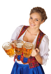 Young sexy Oktoberfest woman