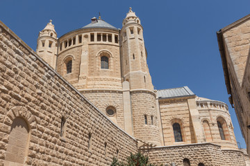 Fototapeta na wymiar Walk through the ancient streets of Jerusalem.