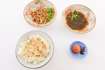 おいしそうな和風朝食