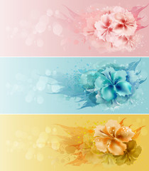 Set Of Floral Design