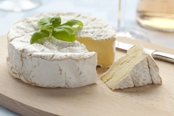 Fresh Camembert cheese