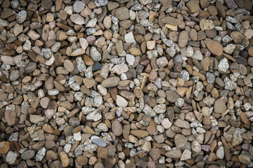 Gravel stones background