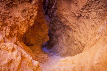 Close up of unique hoodoos at Bryce Canyon