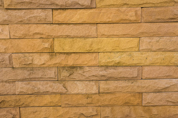 Background of red brick wall pattern