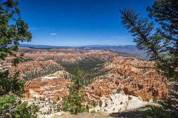 Fototapeta na wymiar Panorama of Bryce Canyon National Park.