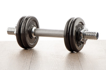 Obraz na płótnie Canvas Dumbbell weights