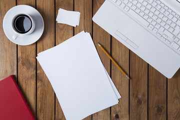 Work on the desk