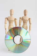 デッサン人形とCD