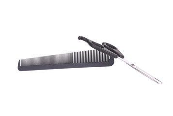 Scissors and Comb for hair.