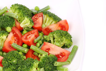 Close up of broccoli salad.