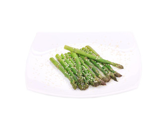 Asparagus salad.