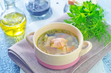 salmon soup