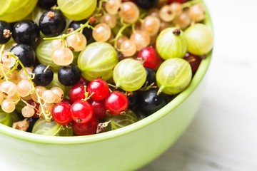 Currants and gooseberry