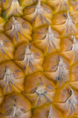 Fototapeta premium Pineapple texture macro close up.