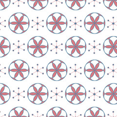 seamless pattern lines geometric vector background