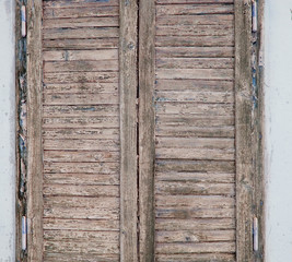 Wooden old window
