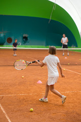 Fototapeta na wymiar tennis school