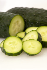 Cucumber slices