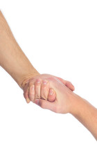 Hand coordination ,Multiracial hands holding each other in unity