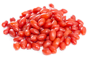 Goji Berries (Wolfberry) isolated on white