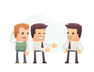 manager compliments himself.