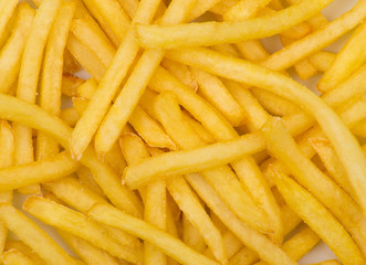 Potatoes fries background