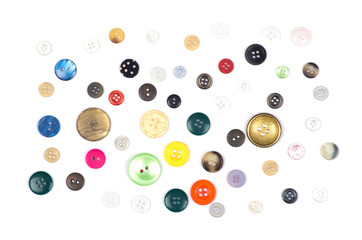 Old sewing buttons collection