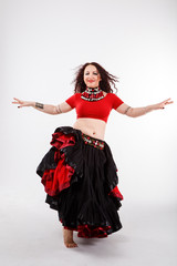 Naklejka premium tribal dancer