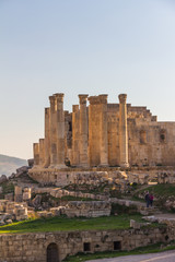 Columns in Jerash Jordan