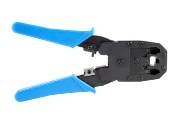 Crimping tool isolated on white background.