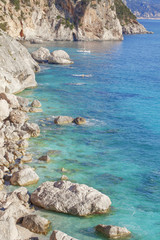Segelboot, Cala Goloritze, Sardinien