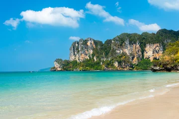 Crédence en verre imprimé Railay Beach, Krabi, Thaïlande Plage de Railay, Krabi, Thaïlande