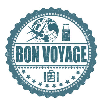 Bon voyage stamp