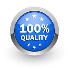 quality blue glossy web icon
