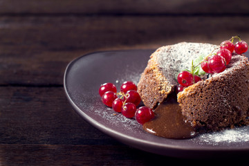 Chocolate pudding cake