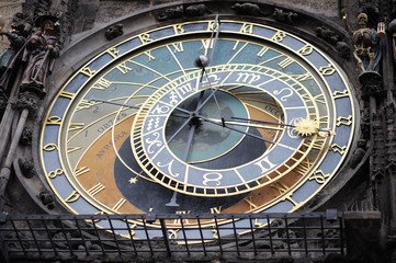 Fototapeta na wymiar Detail of the Prague Astronomical Clock (Orloj)