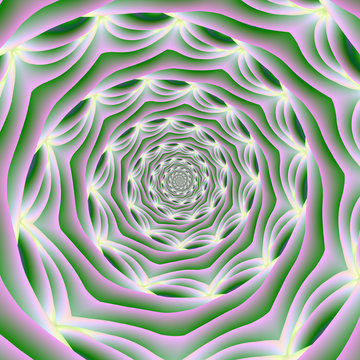 Pink and Green Vortex