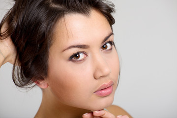 Naklejka premium beautiful girl