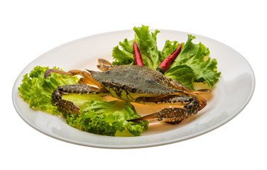 Raw crab