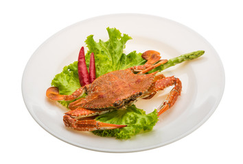 Boiled crab