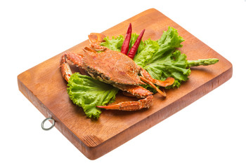 Boiled crab