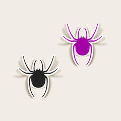 realistic design element: spider
