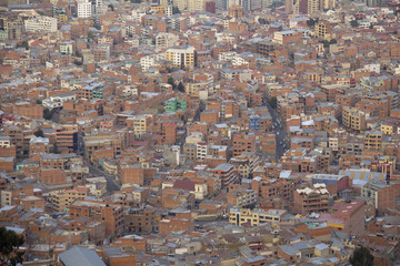 Suburbs in La Paz
