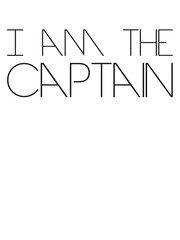 I am the Captain Text Logo