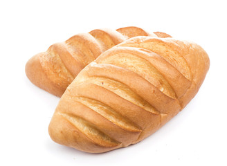 bread on a white background